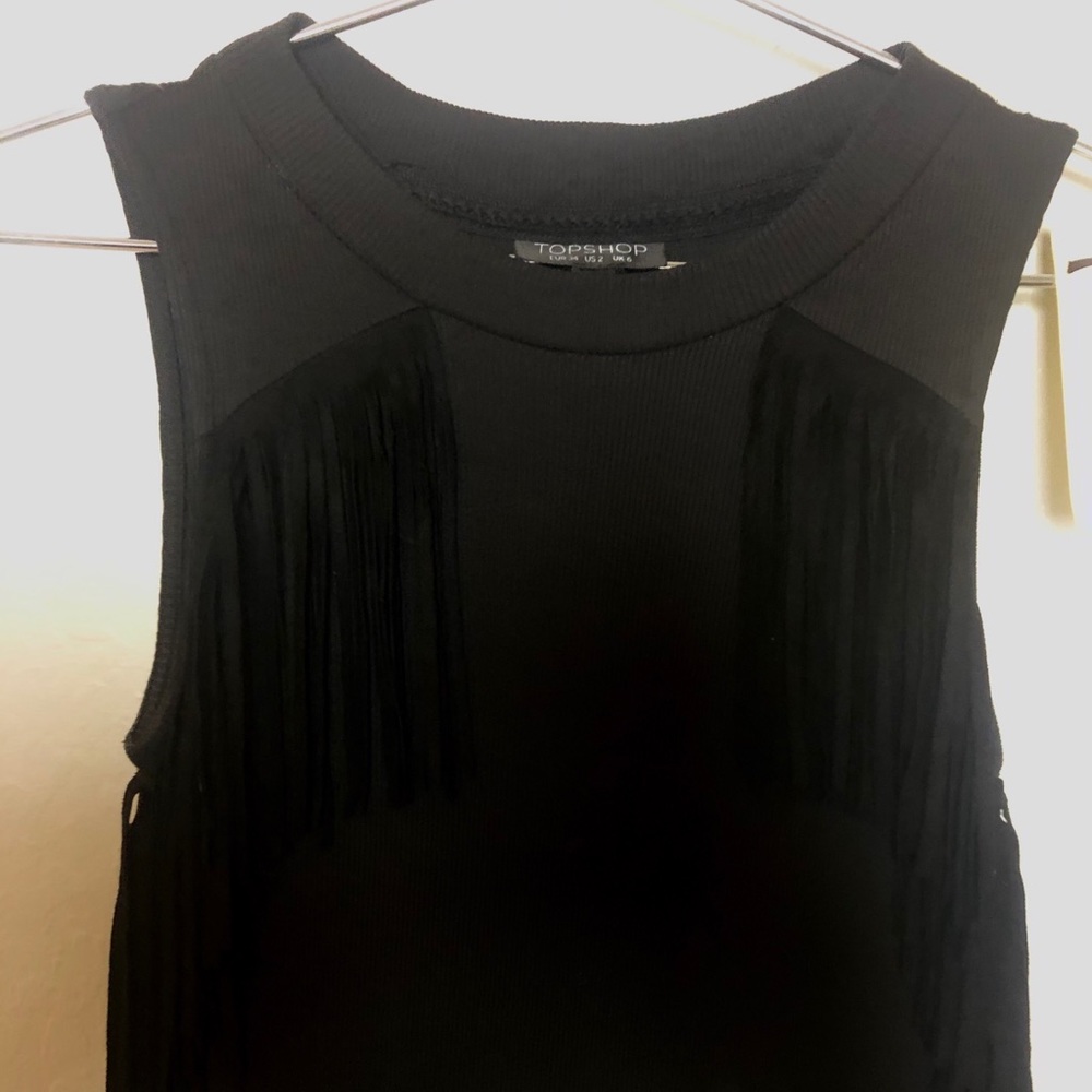 Topshop Fringe LBD 🖤 - Picture 2 of 10
